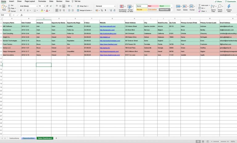 How To Create CRM In Excel?
